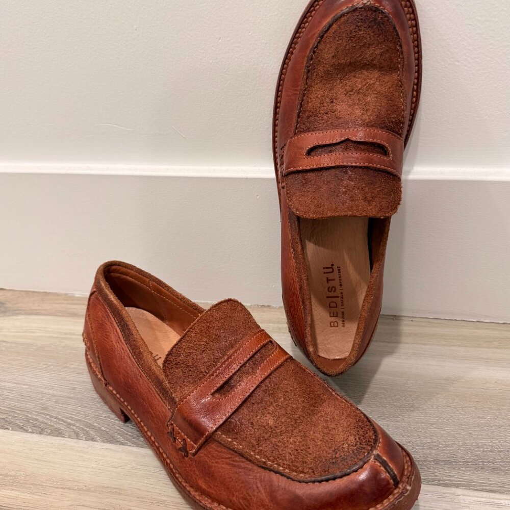 BED|STU Women's Leather Reina Loafers Cobbler Series - Size 8 NWOT